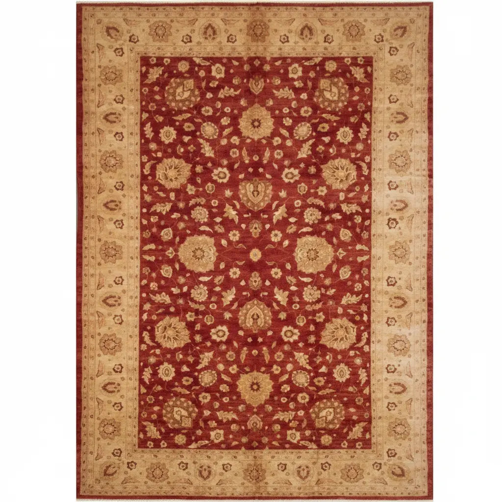 One Of The Kind Afghani Hand-Knotted Rug 17'4" x 11'11" zandirugs